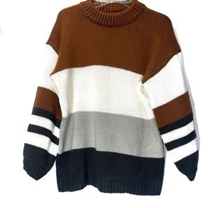 Entro Stripe Sweater Women’s Small